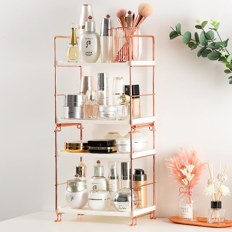 Cosmetic storage rack storage box