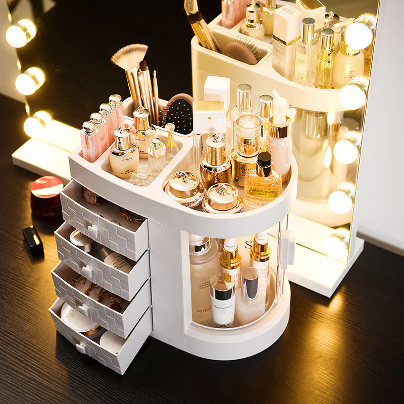 Storage box cosmetic box rack