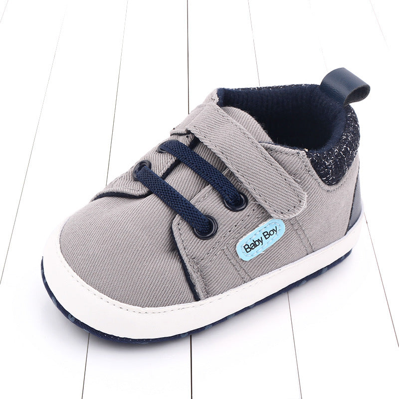 Baby Shoes Soft Sole Baby Shoes Male Baby Velcro Toddler Shoes