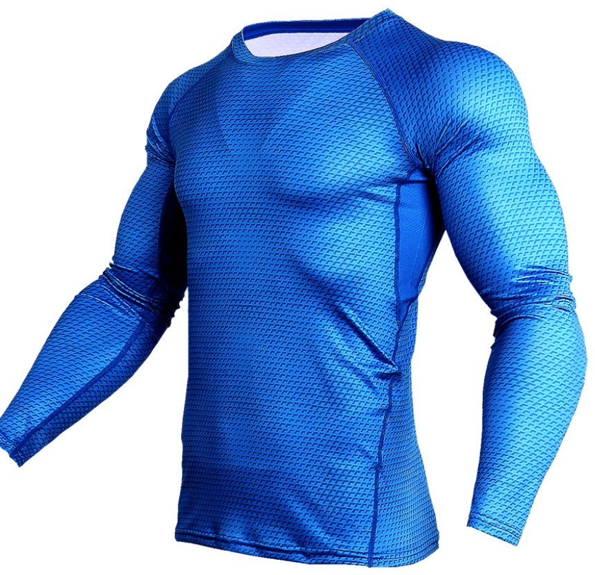 Compression Shirt Men Gym Running Shirt Quick Dry Breathable Fitness Sport Shirt Sportswear Training Sport Tight Rashguard Male