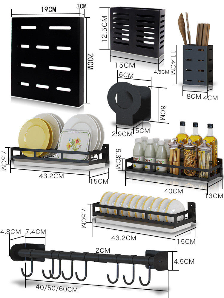 Perforated stainless steel kitchen shelf