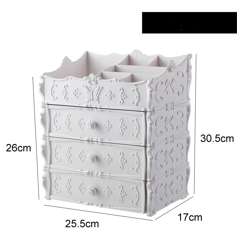 Storage box cosmetic box rack