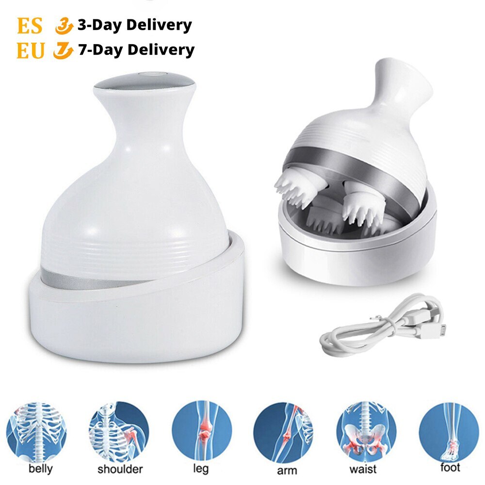 Electric Massager Wireless Waterproof Shoulder And Neck Deep Tissue Kneading Massage